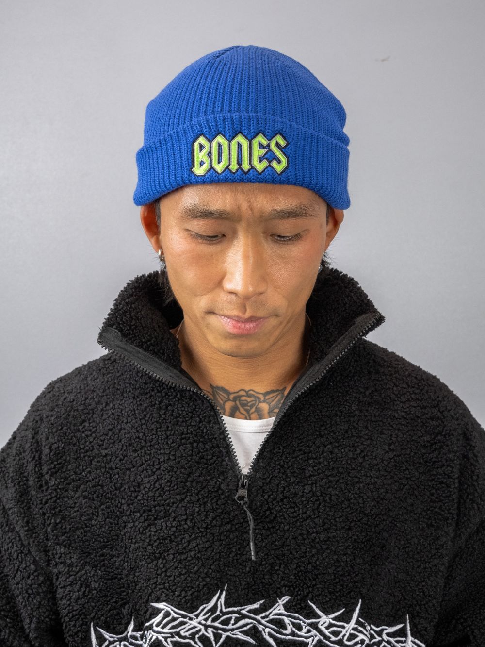 Squealer Rib Beanie in Royal Blue