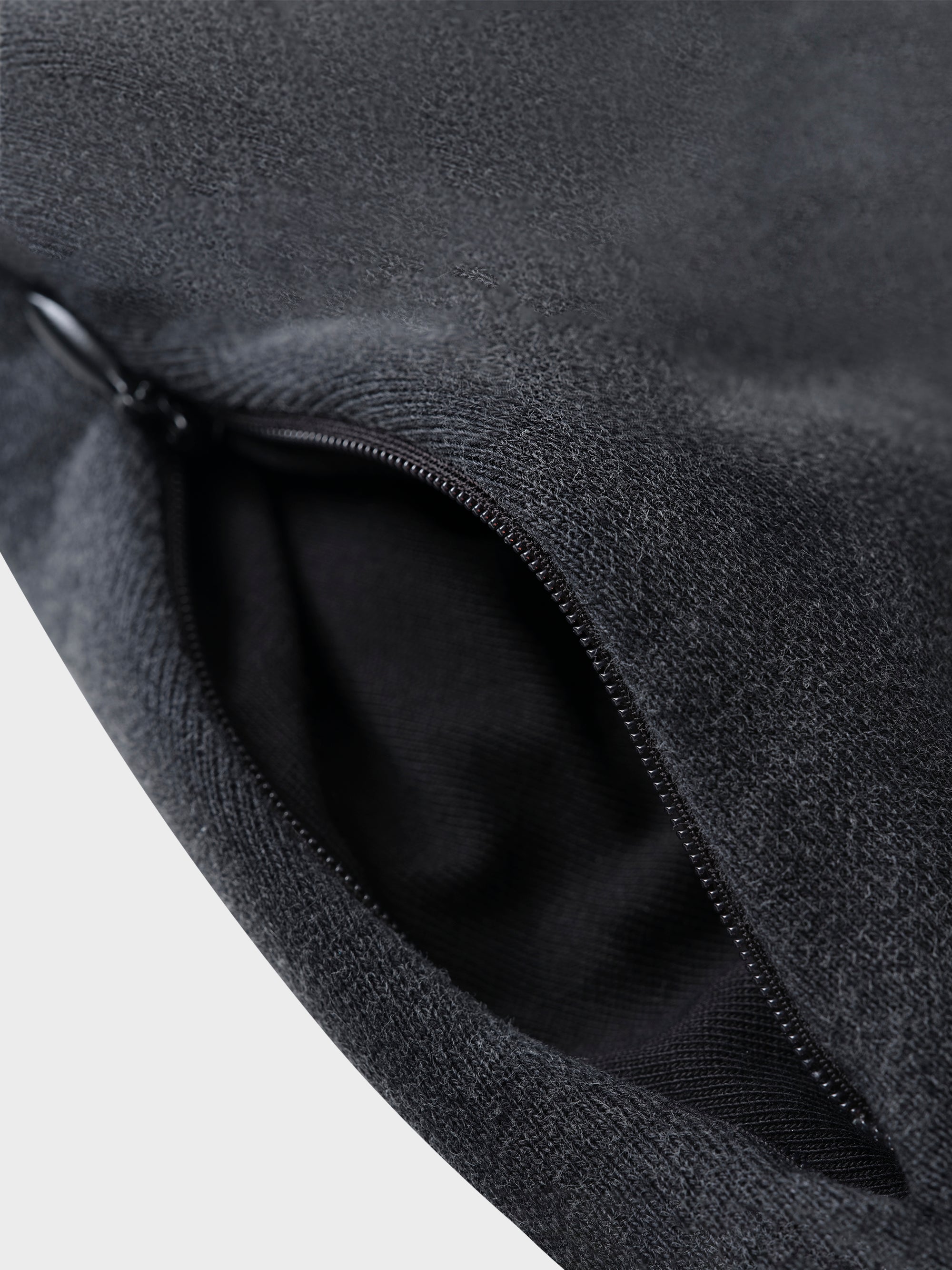 Front Left Hoodie - Washed Black