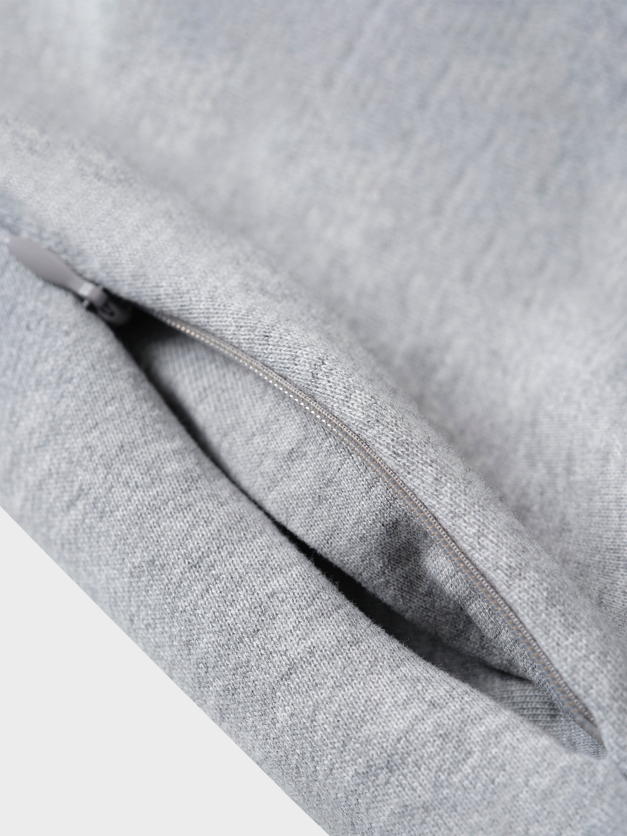 Front Left Hoodie - Grey Marle
