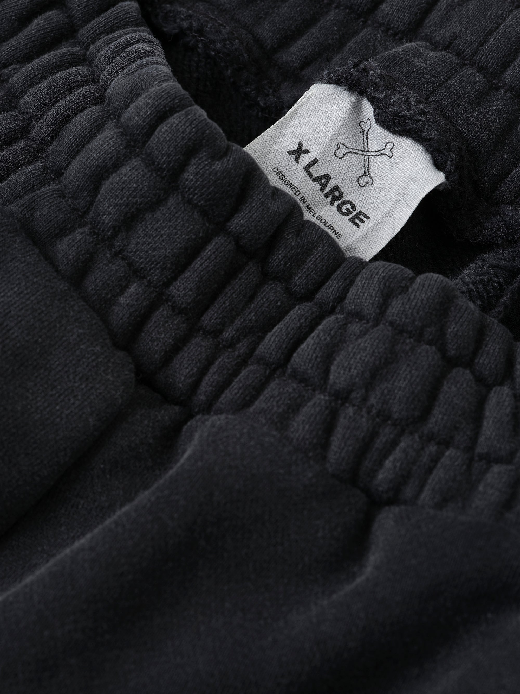 Front Left Track Pants - Washed Black