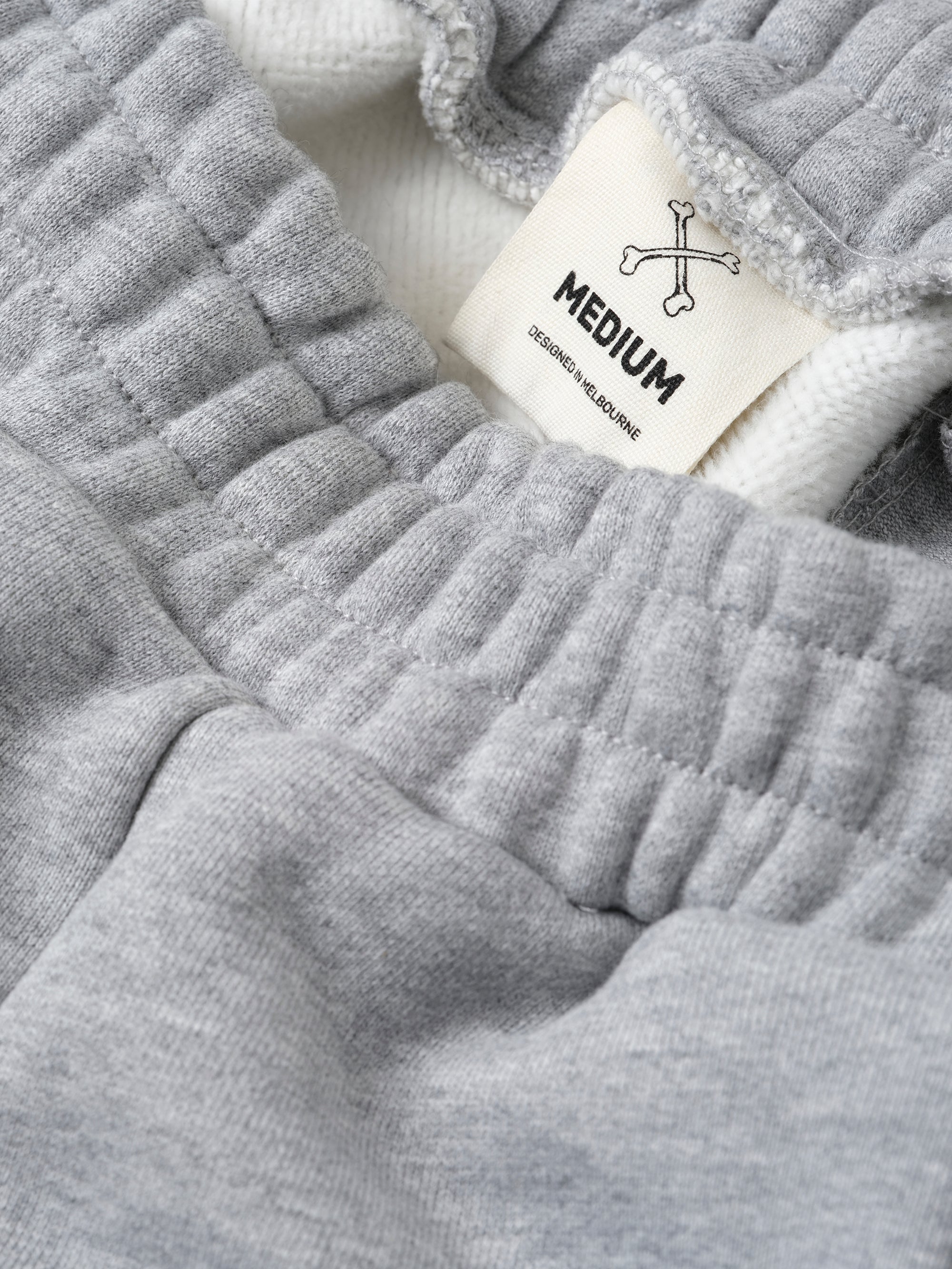 Front Left Track Pants - Grey Marle