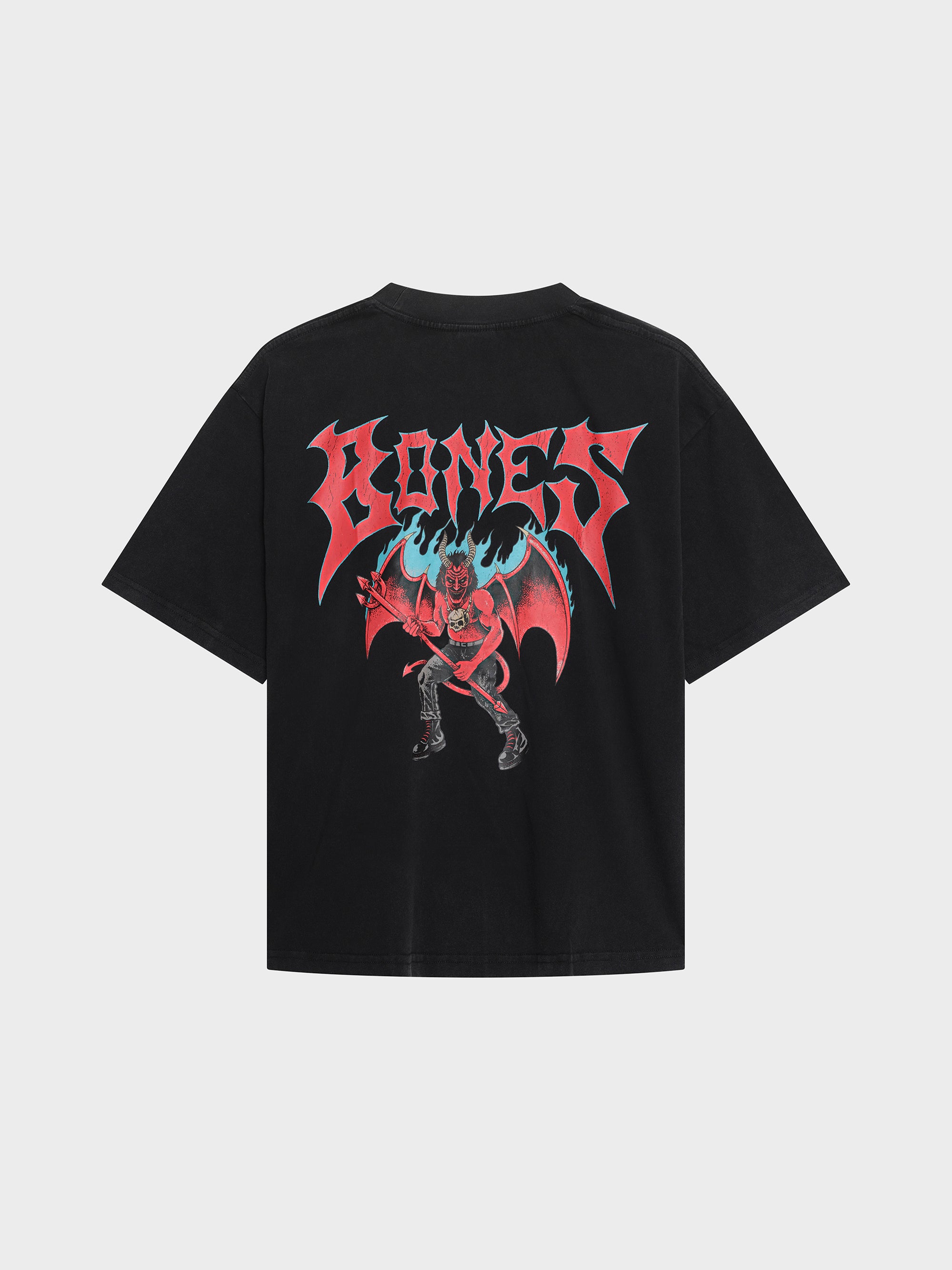Cheeky Devil Tee - Vintage Black