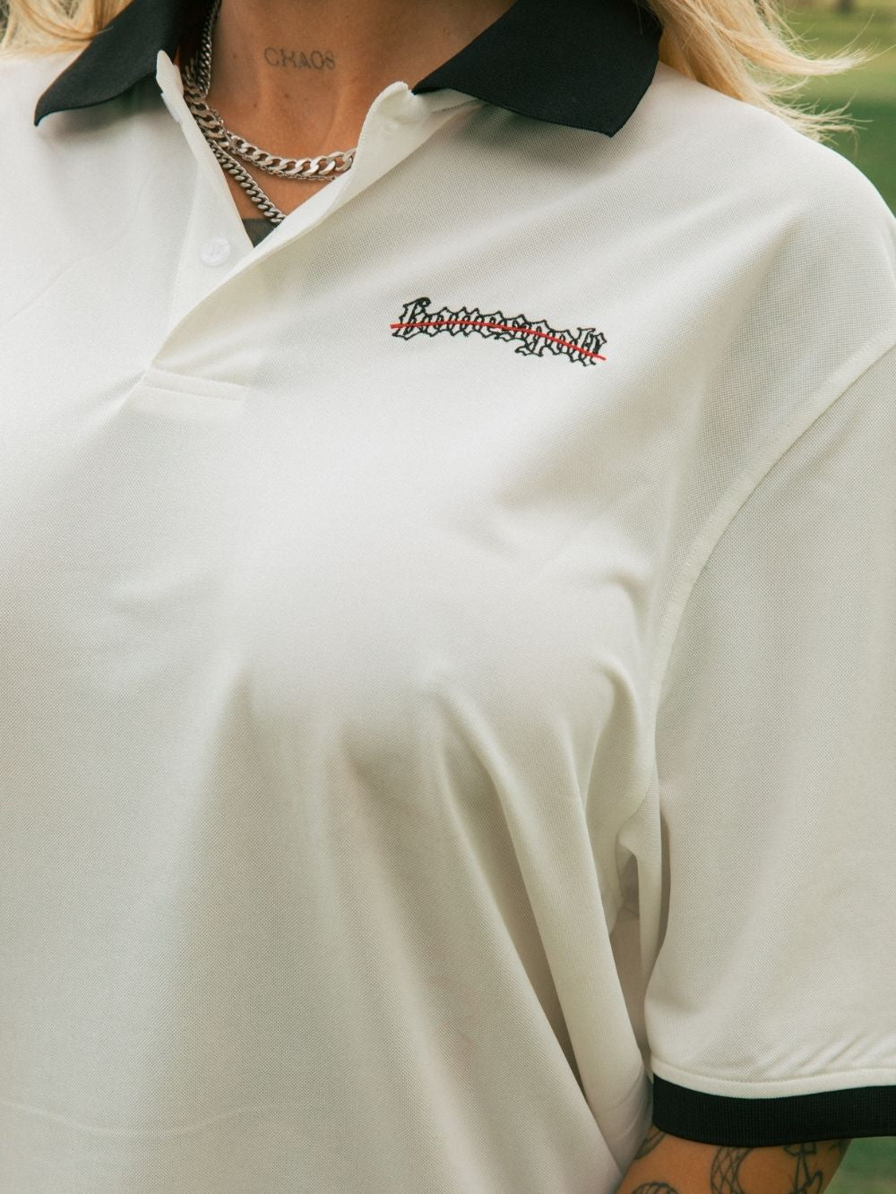 Caddy Issues Polo - White | Billy Bones Club