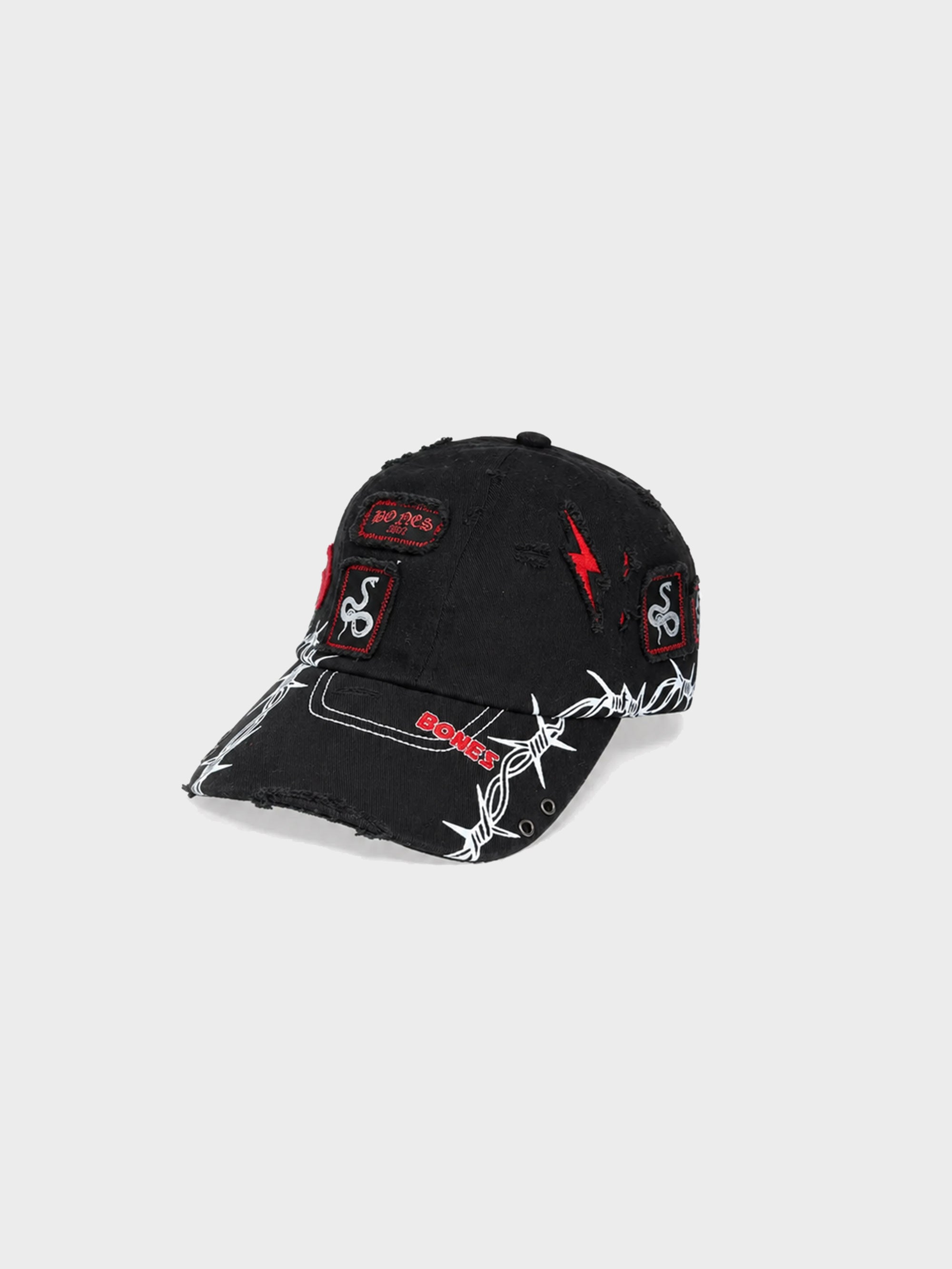 Patch Me Up Cap - Washed Black