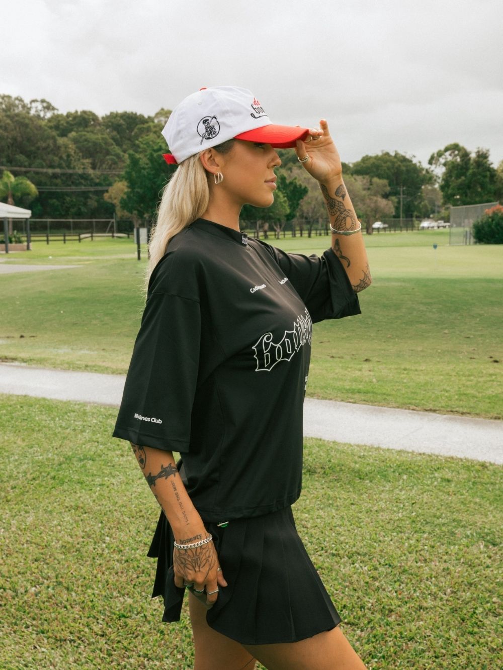 Bones Golf Active Tee - Black | Billy Bones Club