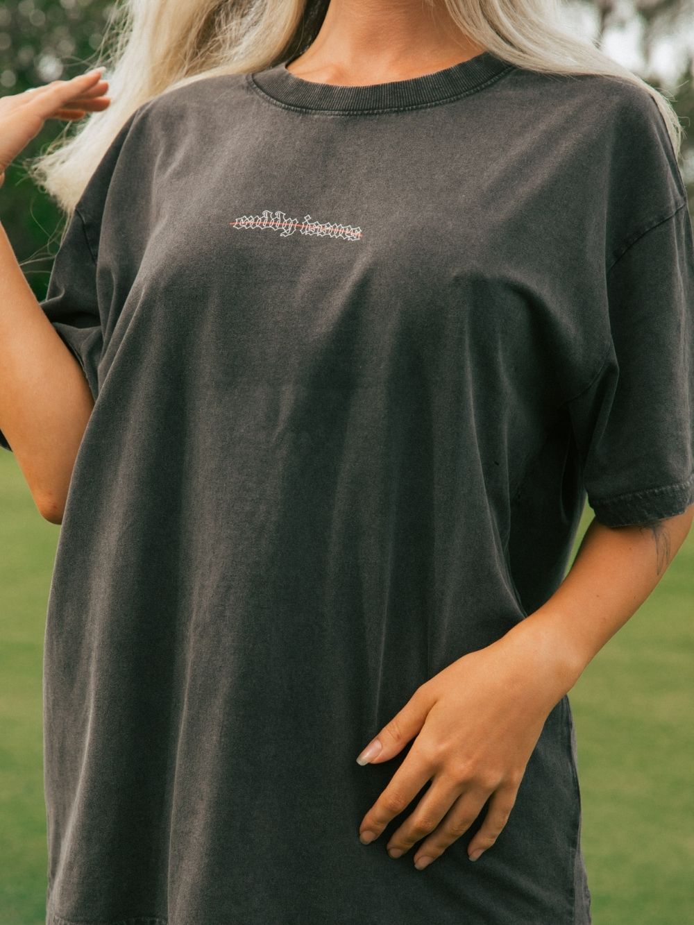 Caddy Issues Tee - Acid Black