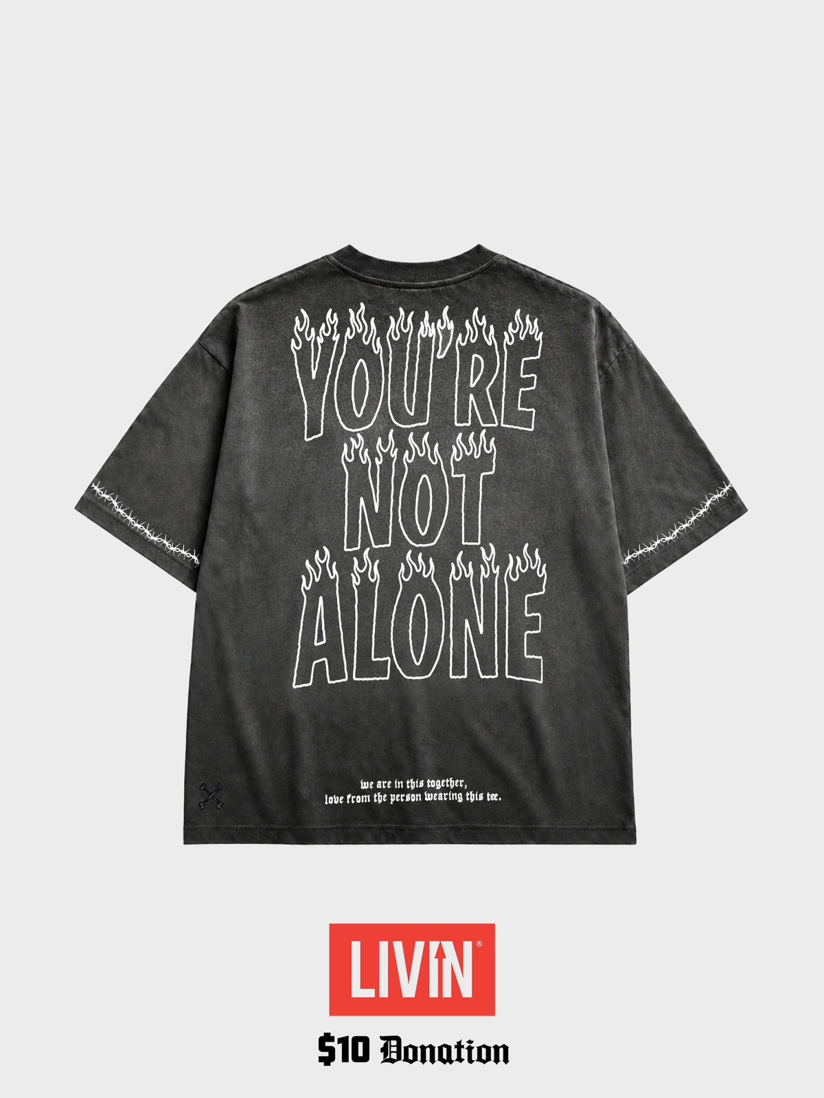 In It Together Tee - Sunfaded Black