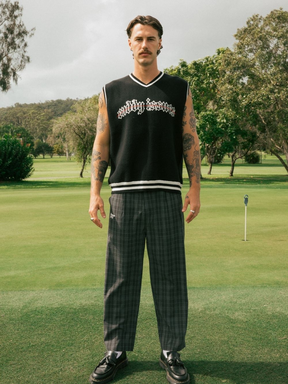 Fore FS Check Pants - Grey | Billy Bones Club