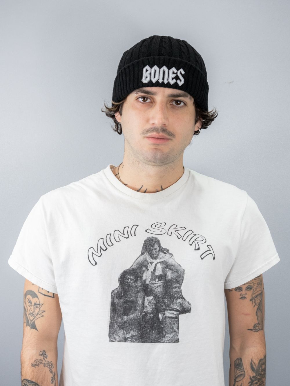 Squealer Fisherman Beanie in Black & White