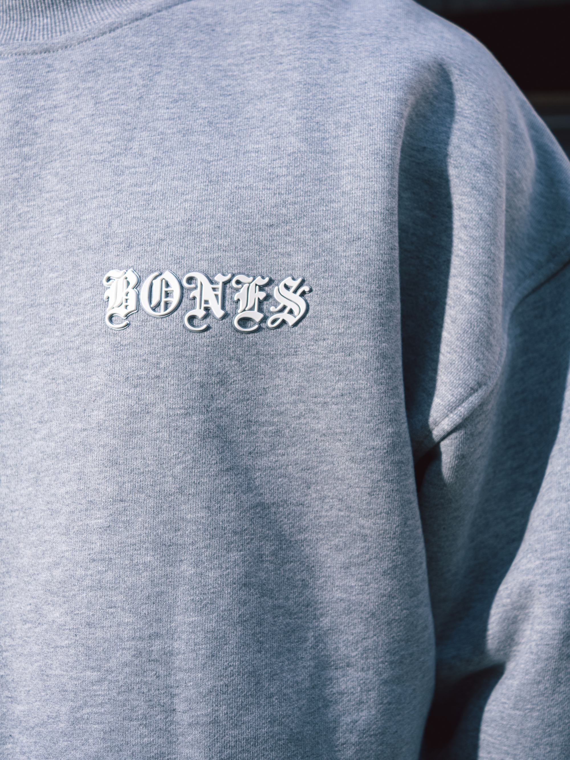 Front Left Crew - Grey Marle