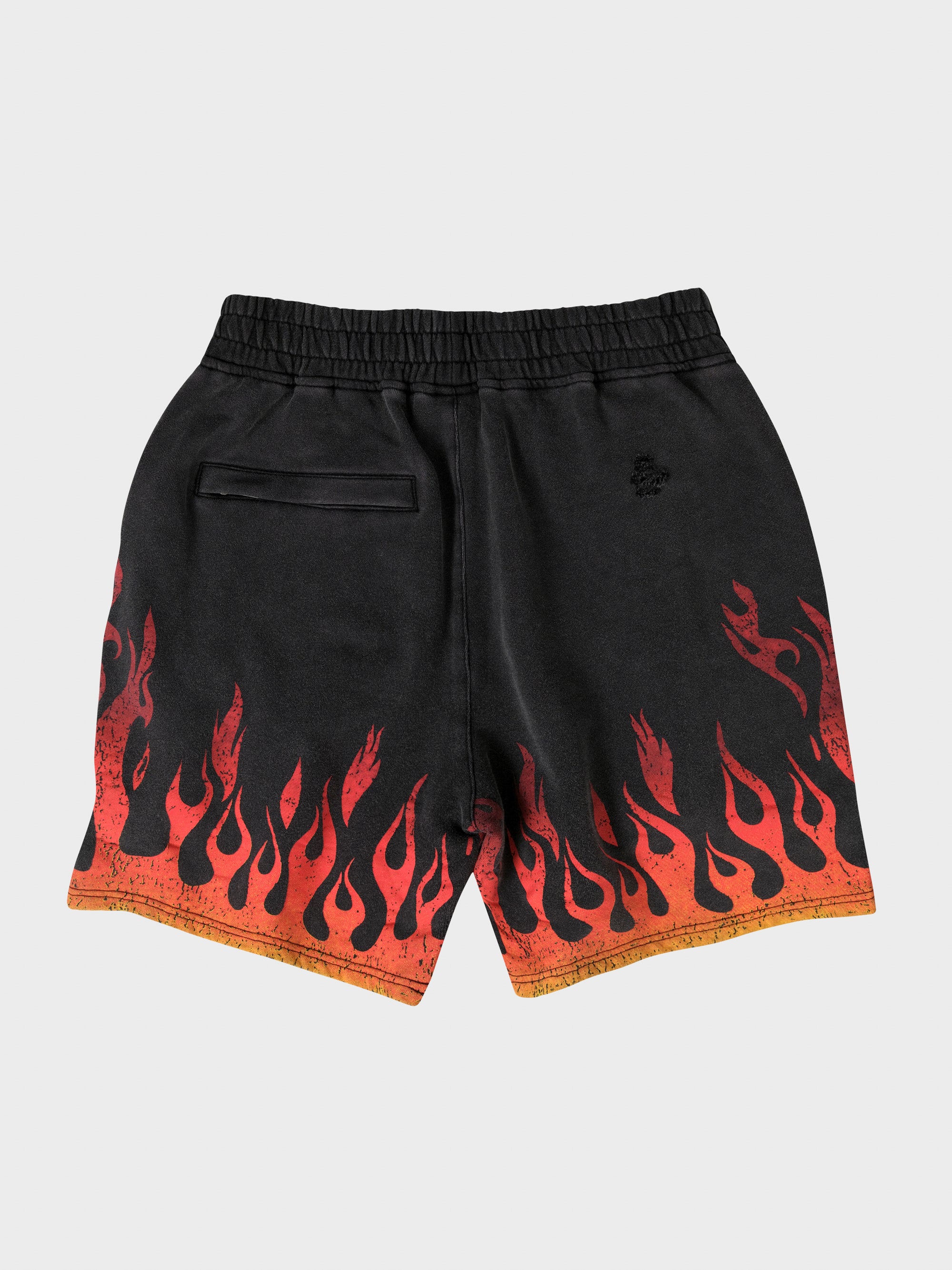 Burner Jersey Short - Flame/Washed Black