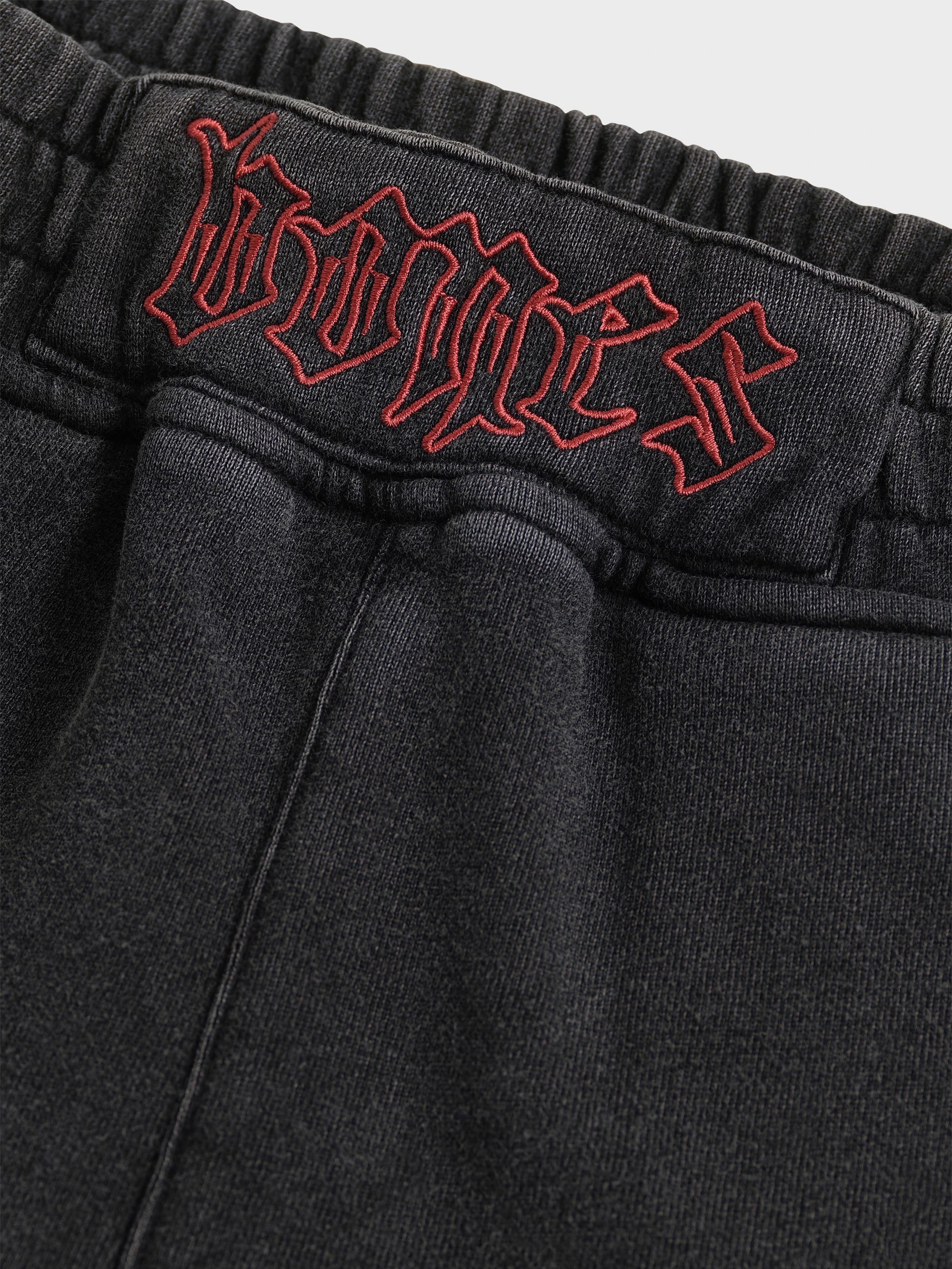 Burner Jersey Short - Flame/Washed Black