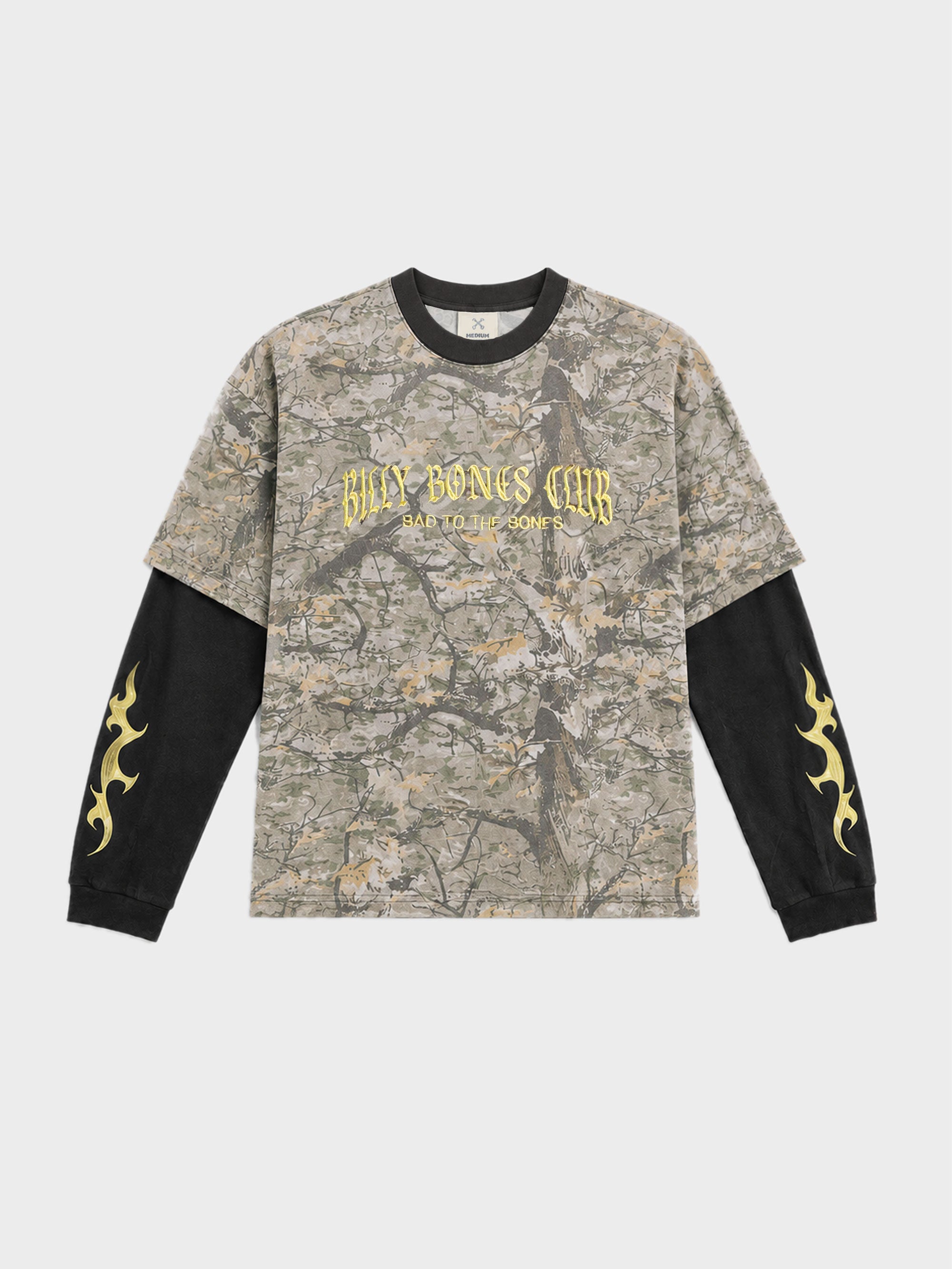 Commando Layered Tee - Bush Camo