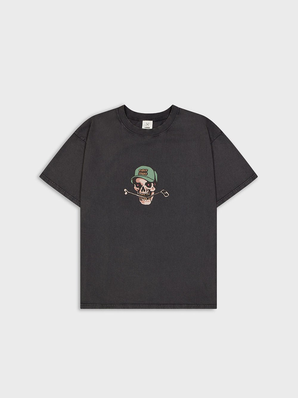 Golf Club Flash Tee - Washed Black | Billy Bones Club