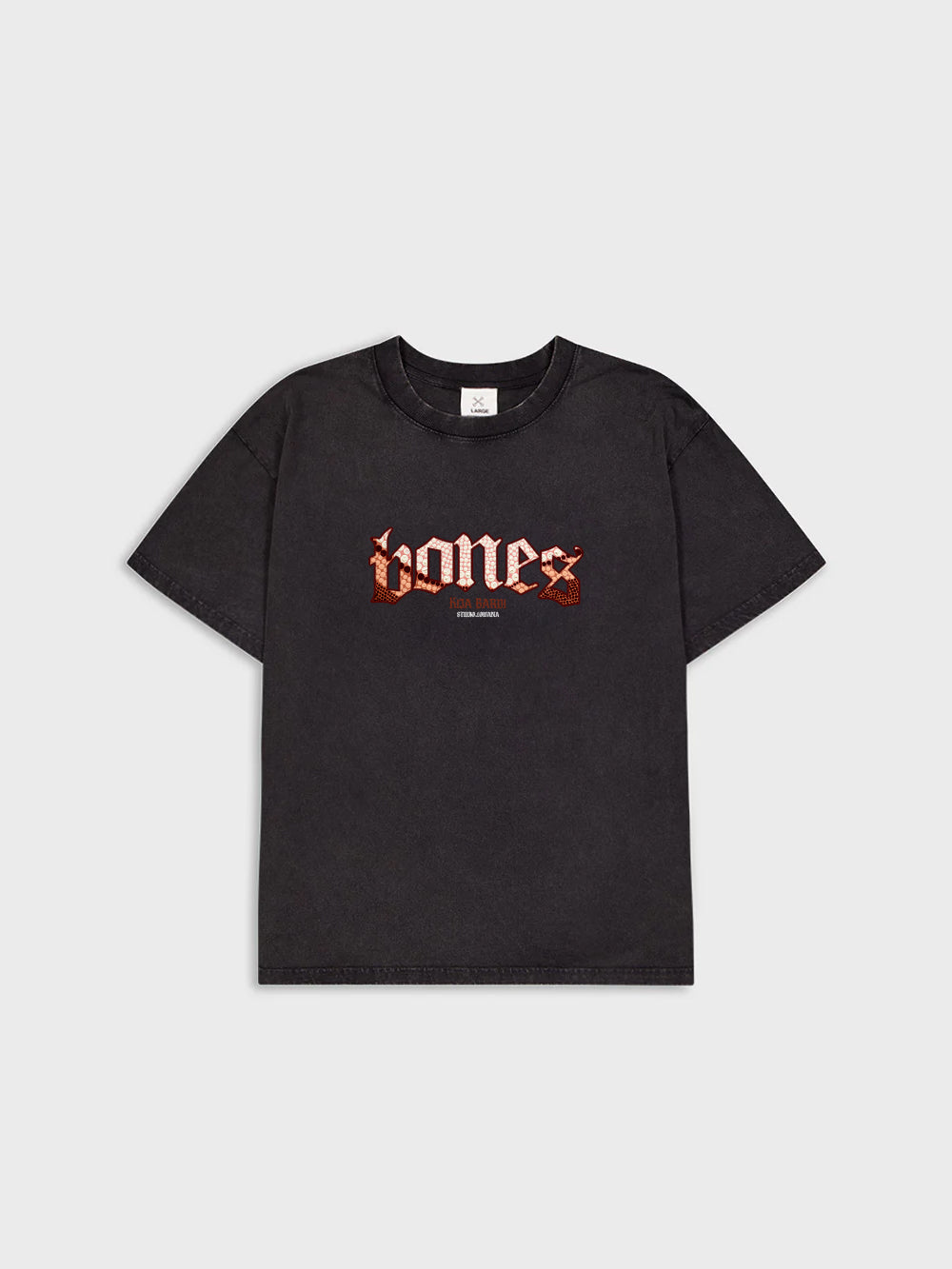Birarr Bones Lowana Collab Tee - Washed Black