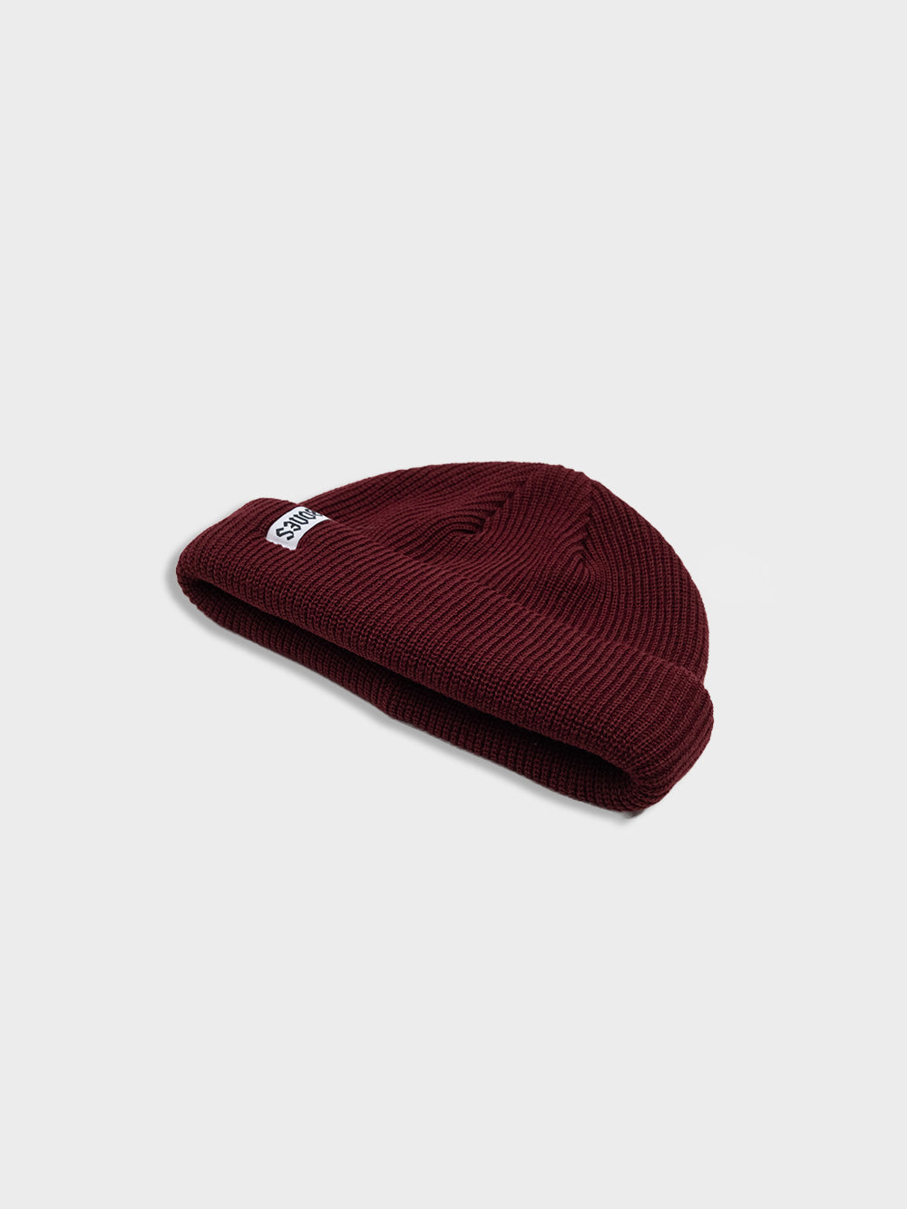Low Key Docker Beanie in Burgundy | Billy Bones Club