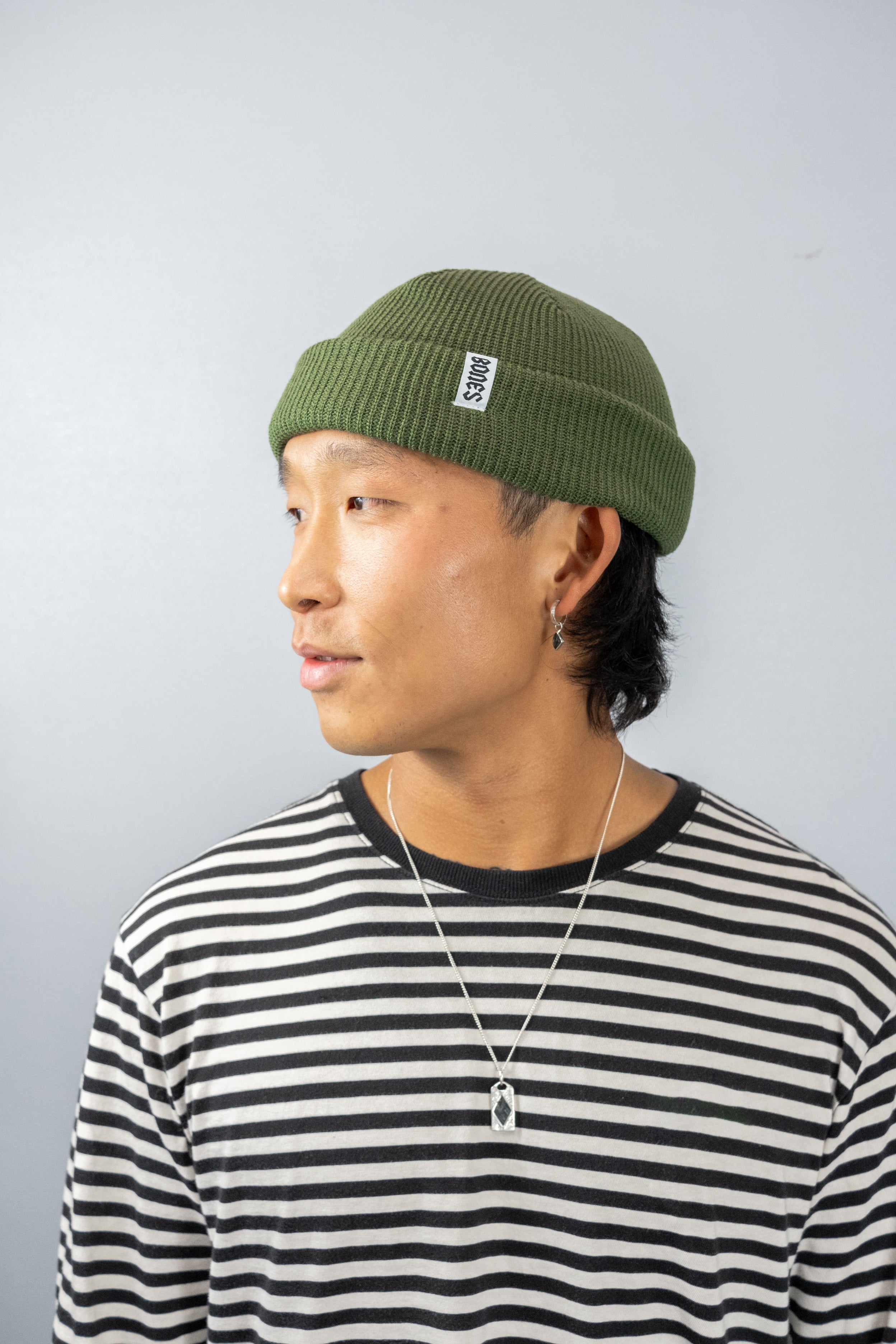 Low Key Docker Beanie in Sage