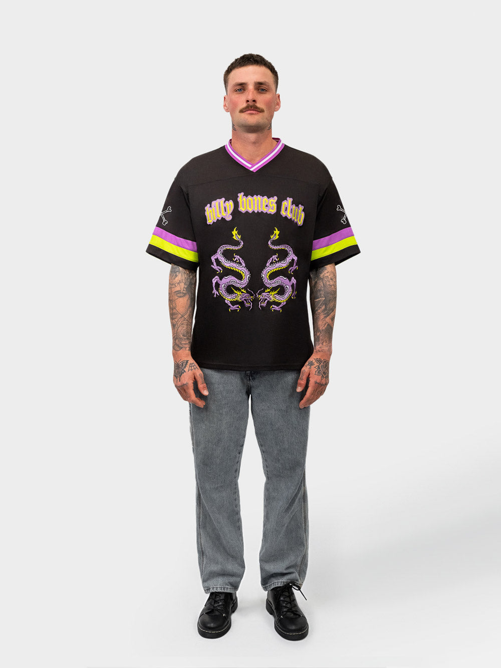 Dragon Bones Jersey - Mesh Green/Purple