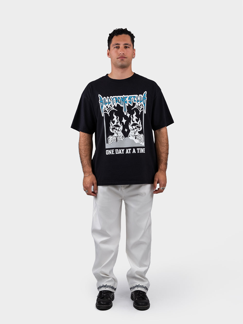 One Day At A TIme Tee - Vintage Black