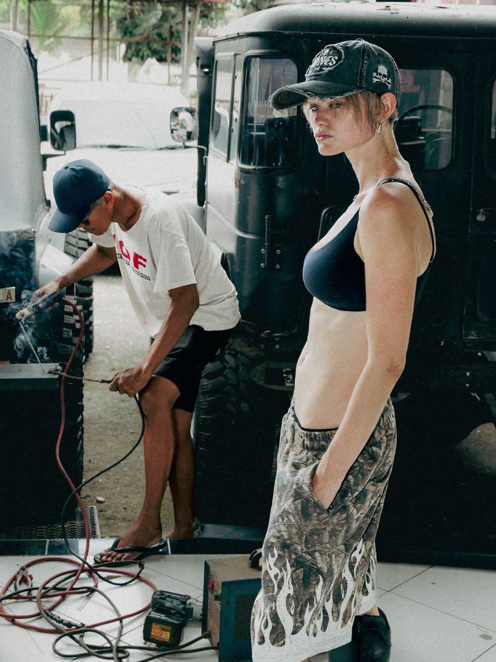 Burner Jersey Shorts - Alpine Camo