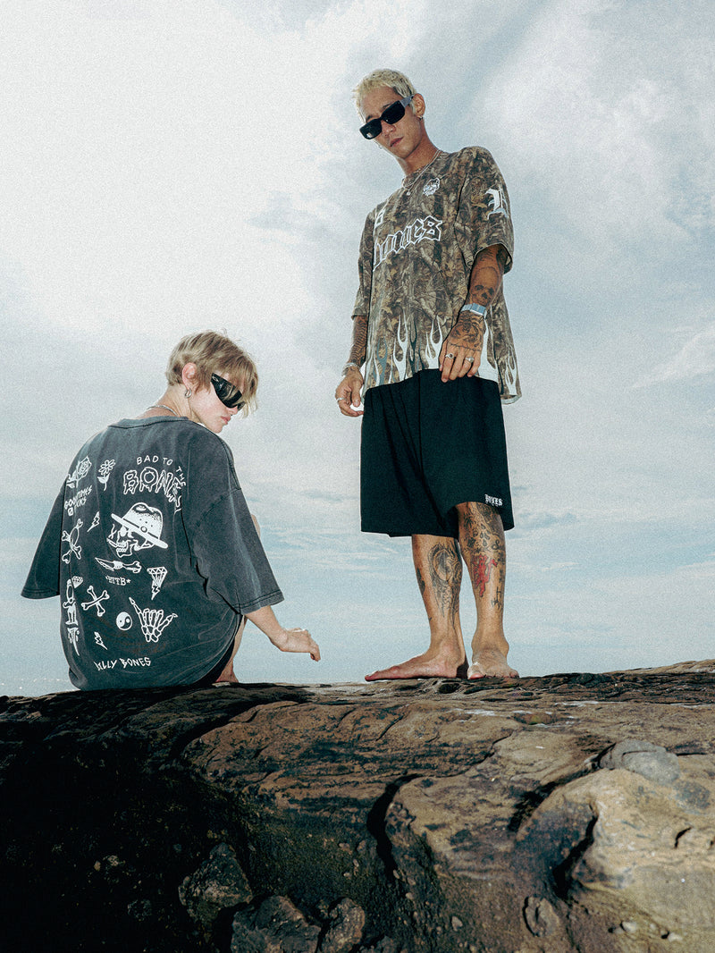 Flash Club 3.0 Tee - Washed Grey