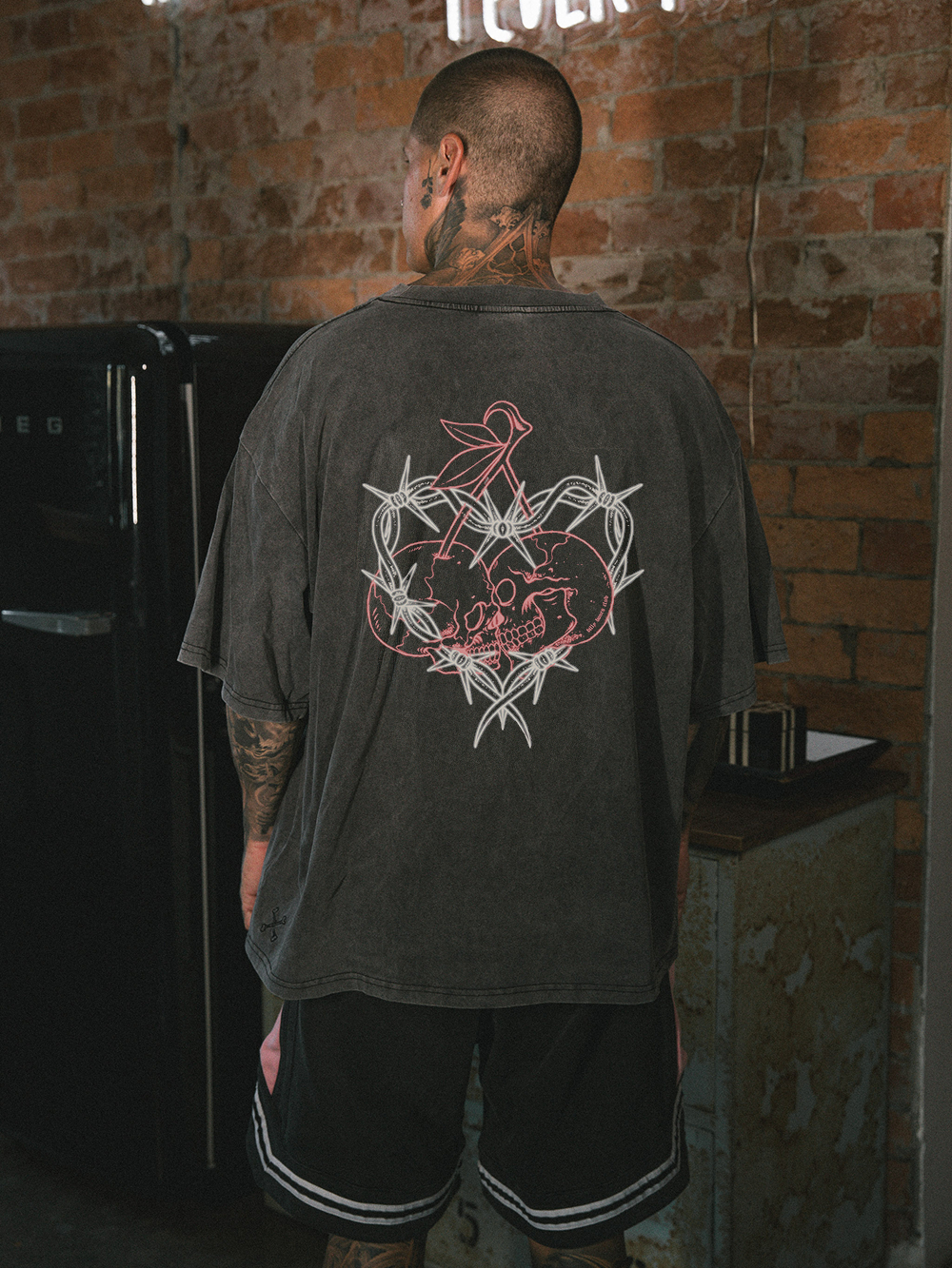 Till Death 4.0 Tee - Washed Black