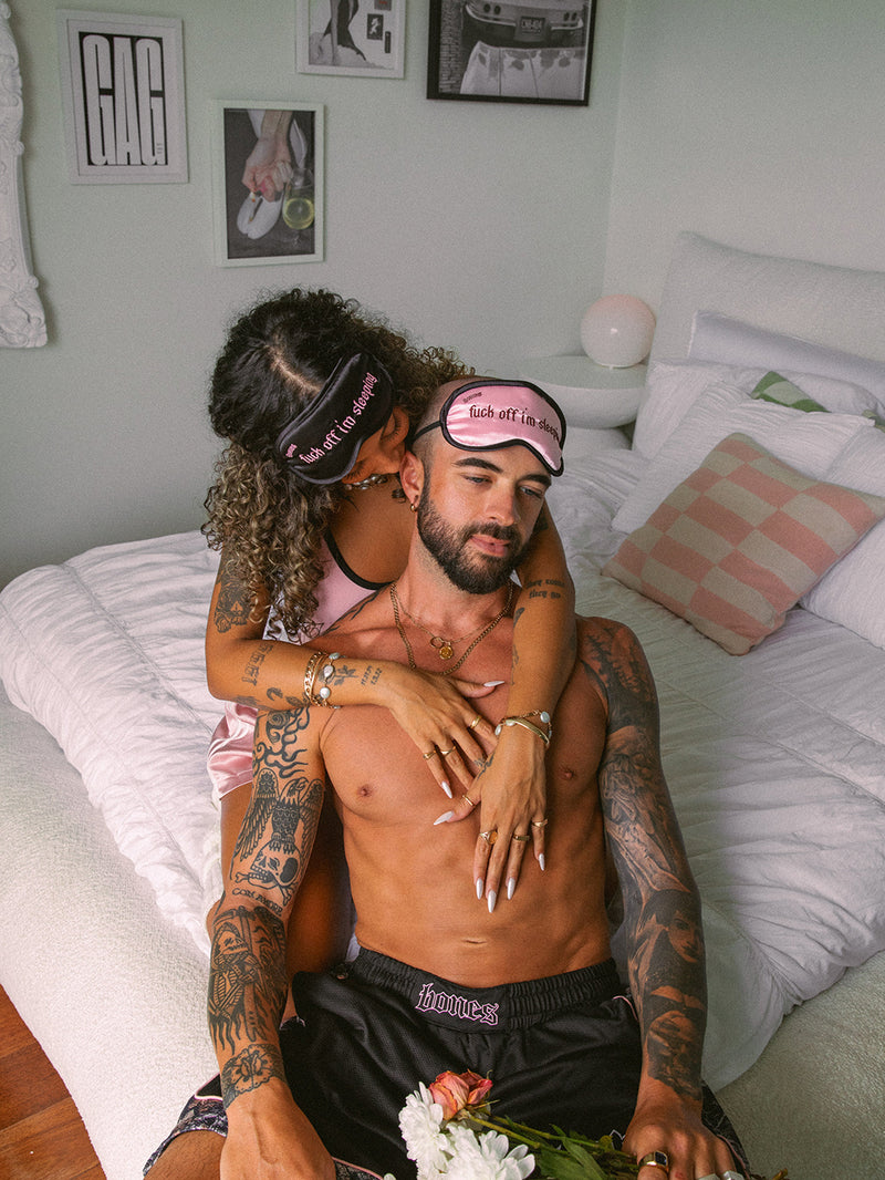 I'm Sleeping Eye Mask - Pink