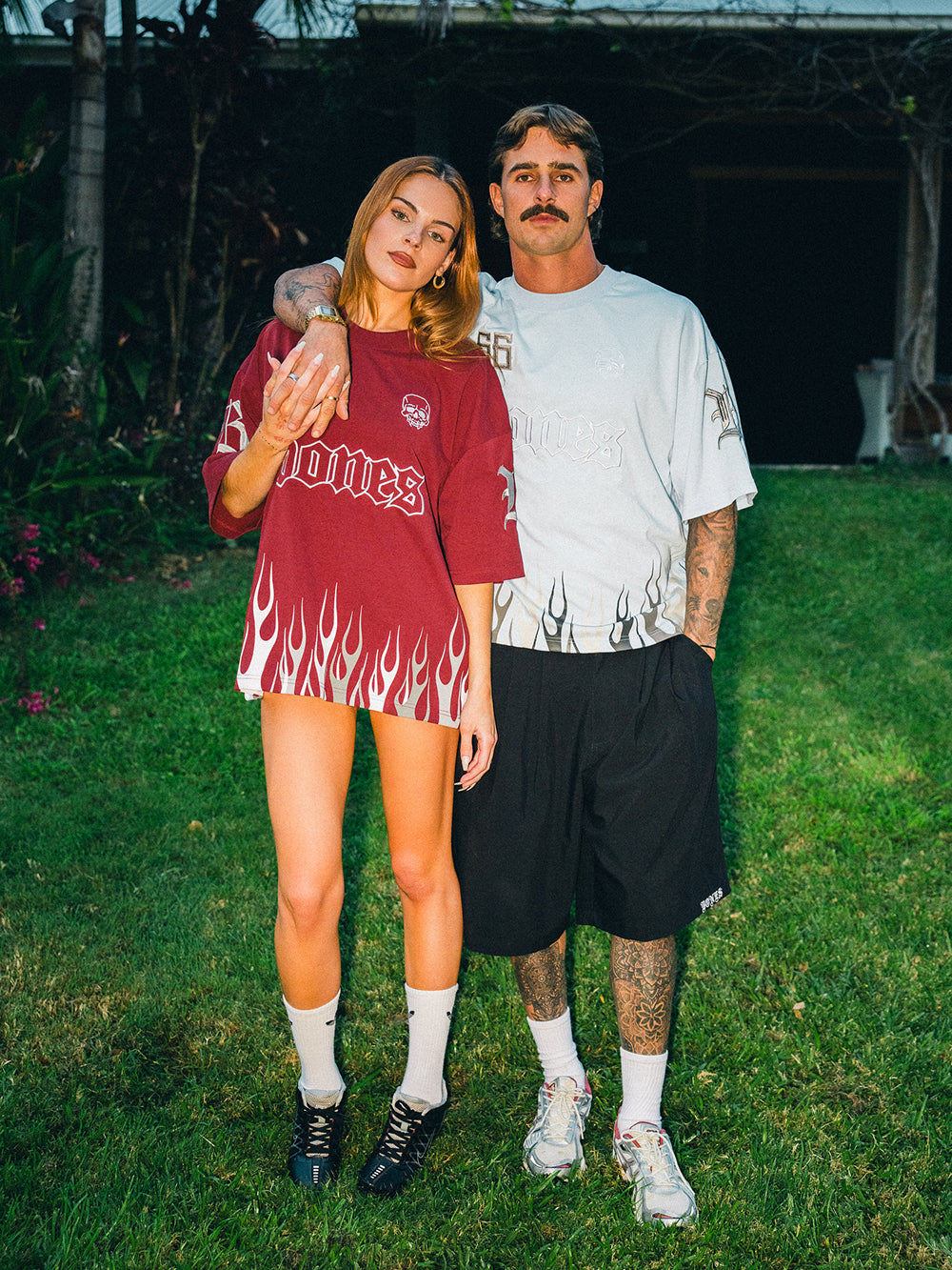 Burner Boxy Tee - Maroon