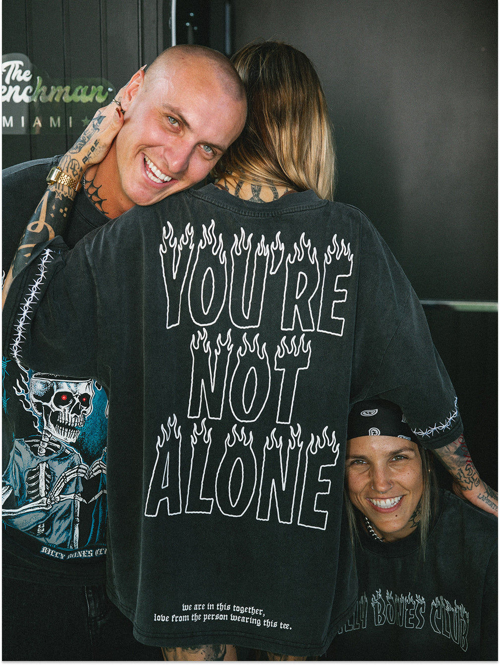 In It Together Tee - Sunfaded Black