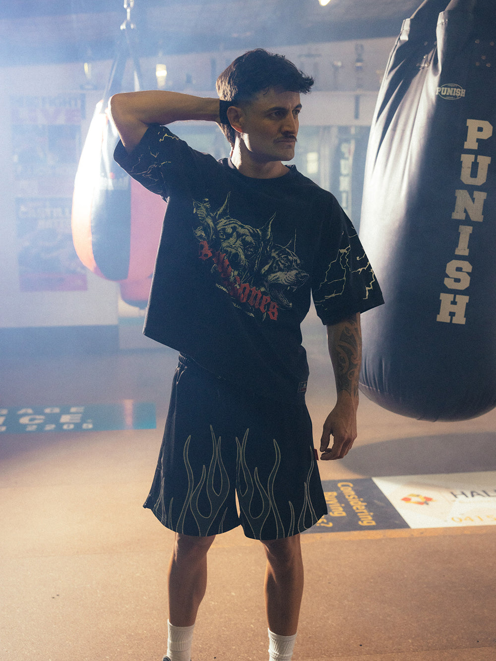 Flamed Baller Shorts - Black