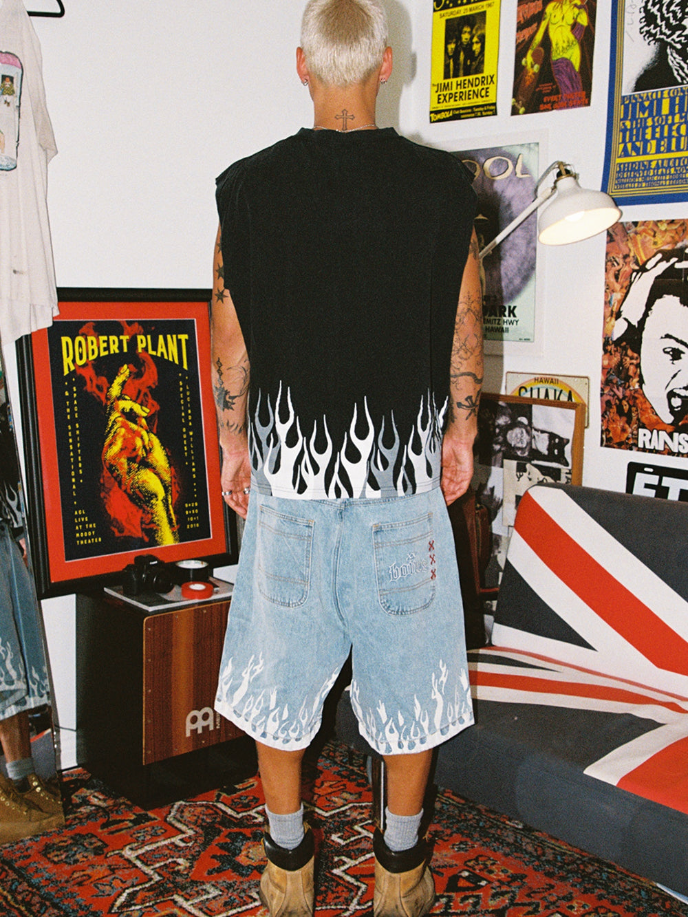 Burner Denim Jorts - Washed Blue