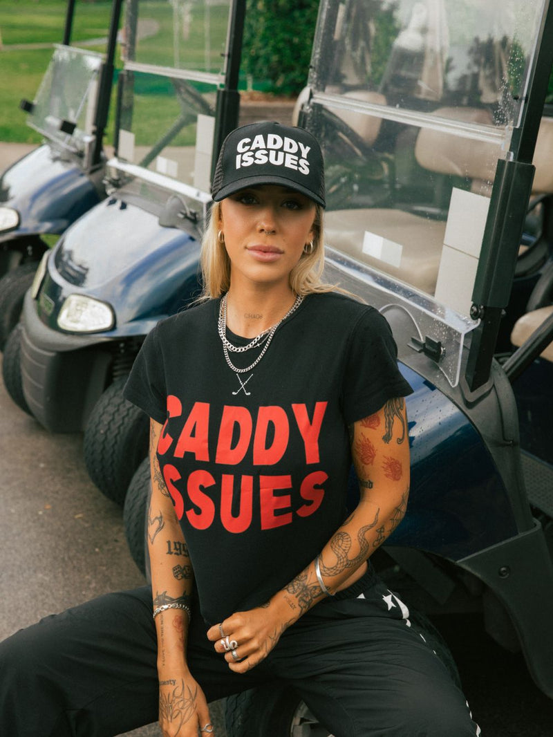 Caddy Issues Mesh Trucker Cap - Black