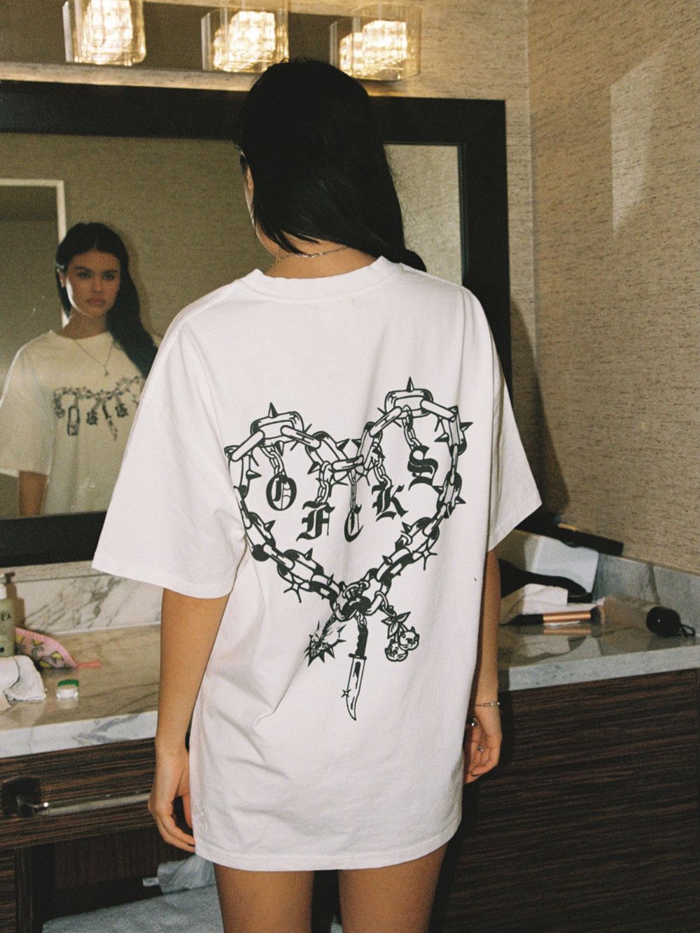 The Charm Tee - Vintage White