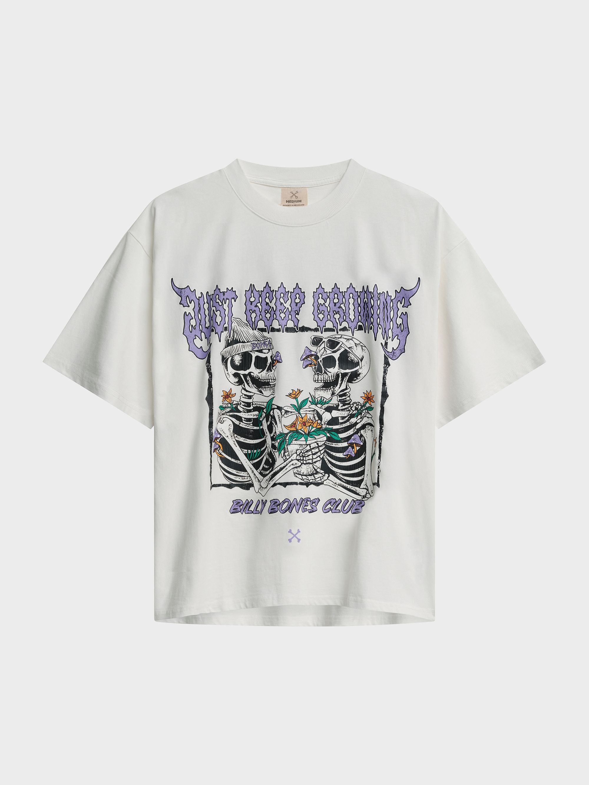 Just Keep Growing Tee - Vintage White