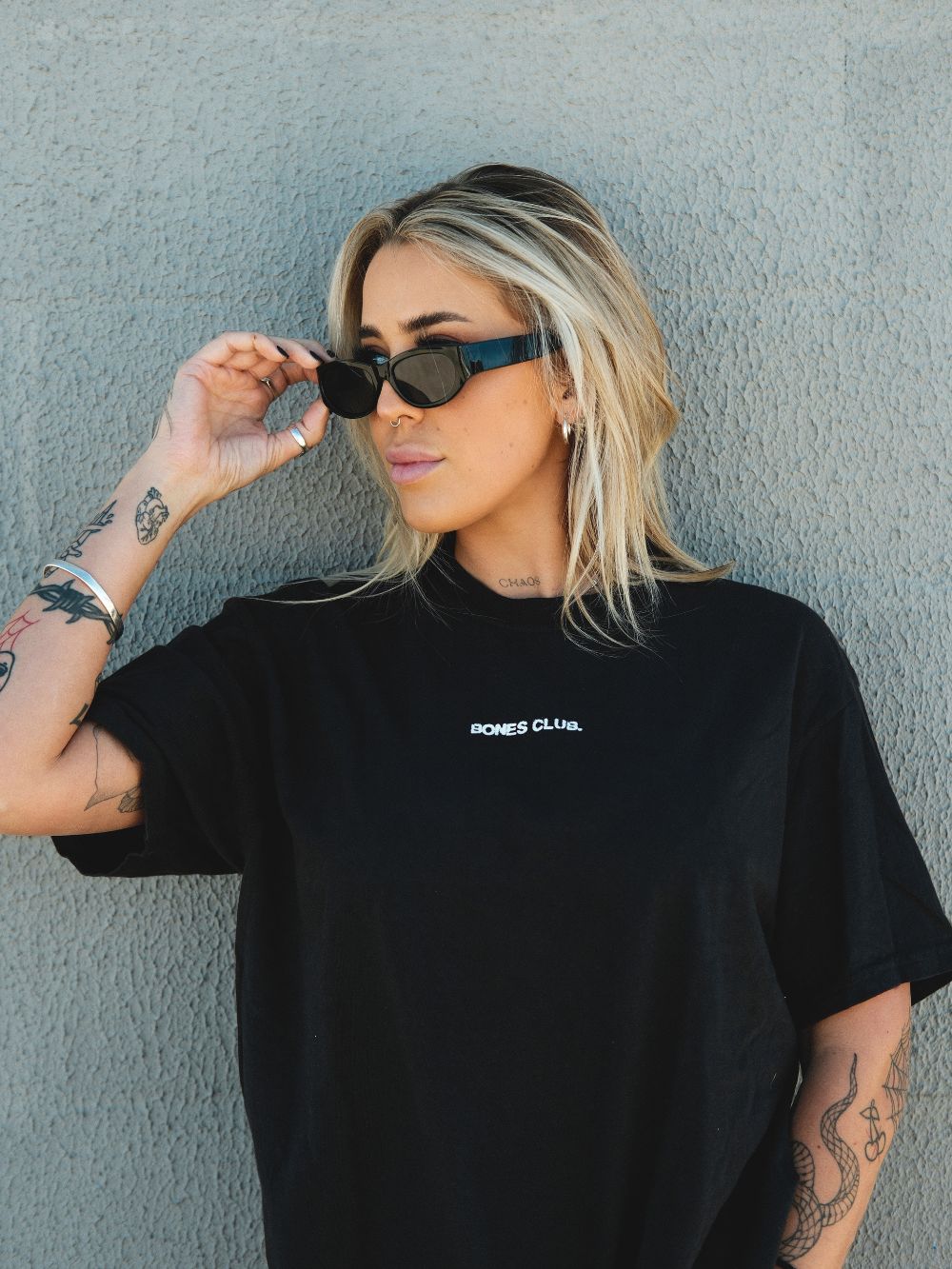 clubSTENCIL Tee - Vintage Black | Billy Bones Club