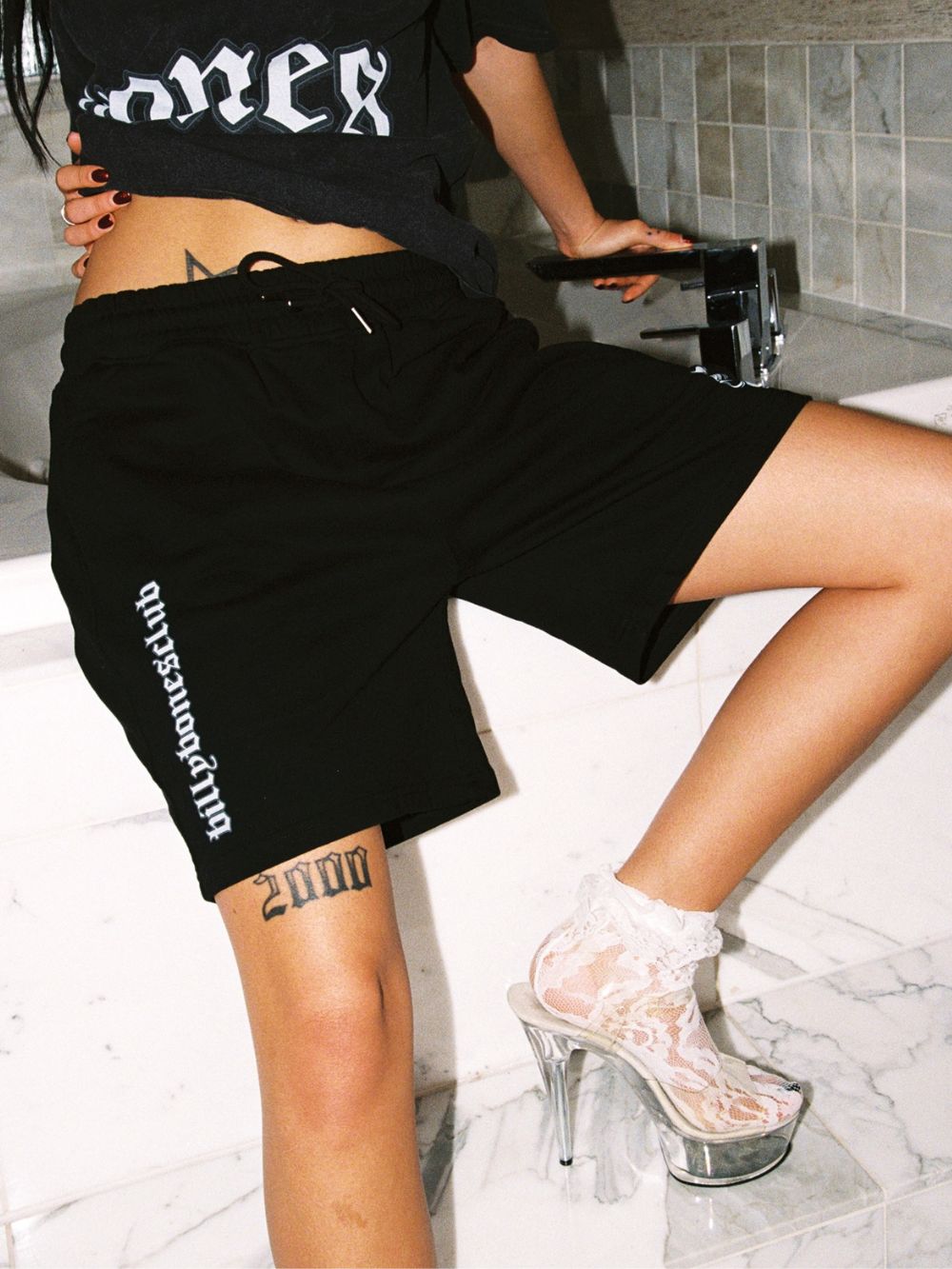 BTTB Stacker Jersey Short - Vintage Black