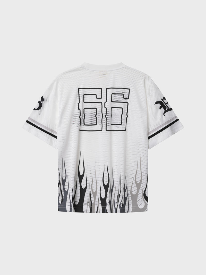 FC Burner Jersey - Mesh White/Red