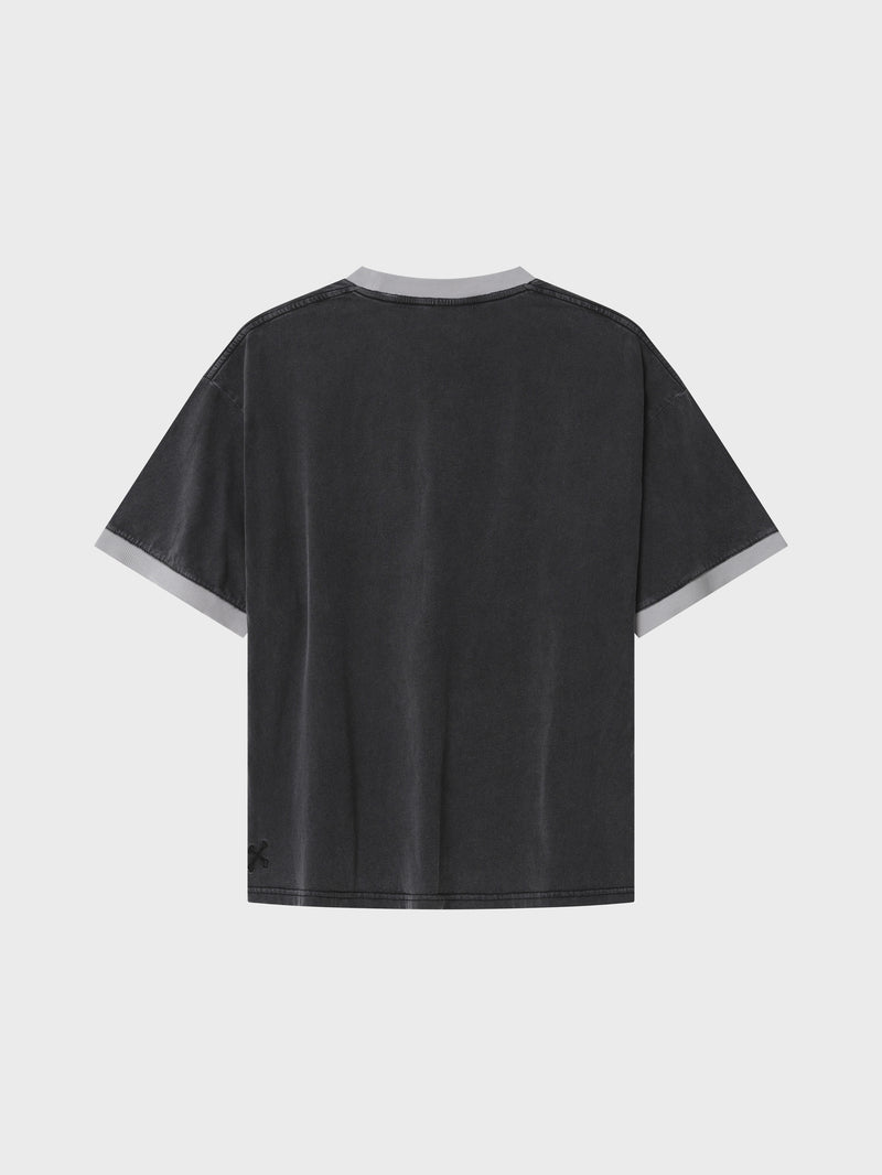 Bones Rodeo Ringer 2.0 Tee - Washed Black
