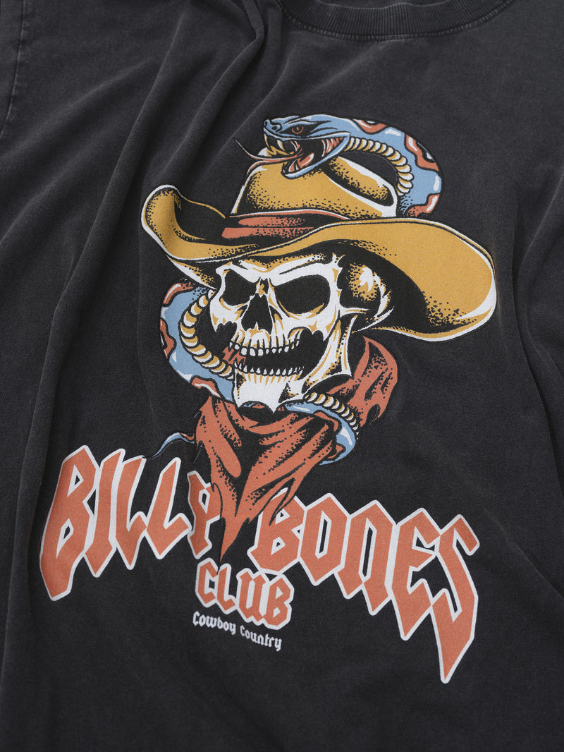 Cowboy Country Tee - Washed Black