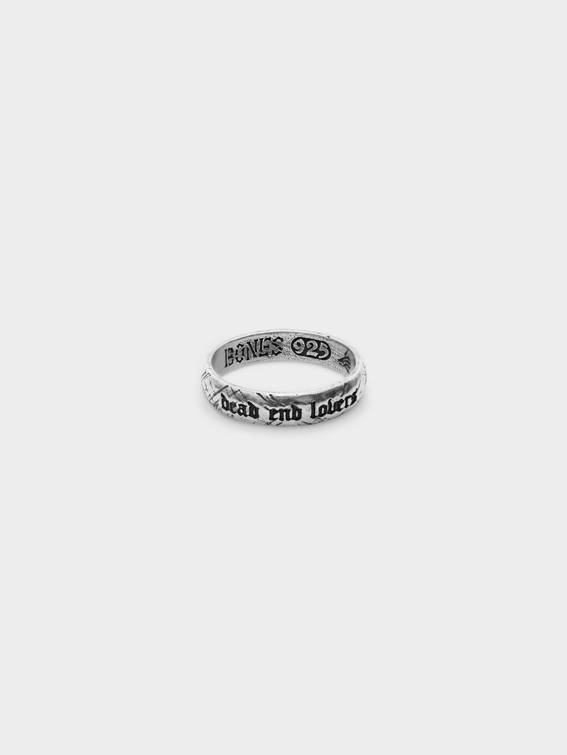 Dead End Lovers Band Ring - 925 Silver