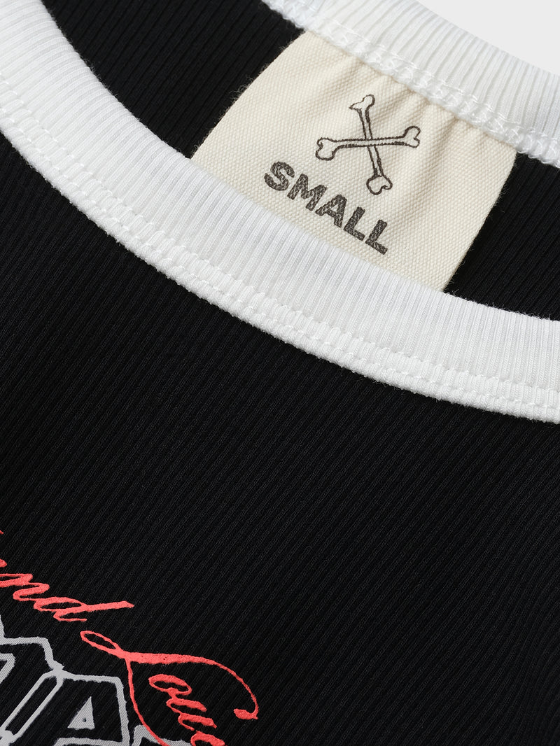 Love Letter Tank - Black/White