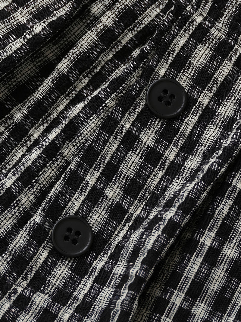 Dead End Check Boxer Shorts - Black