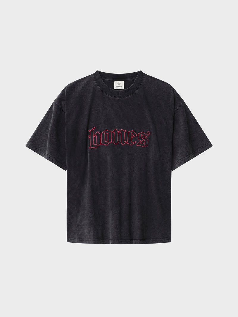 Dead End Lover Box Tee - Washed Black