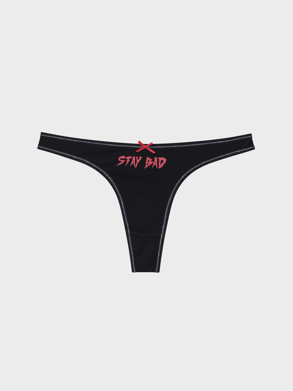 Stay Bad Thong - Black | Billy Bones Club