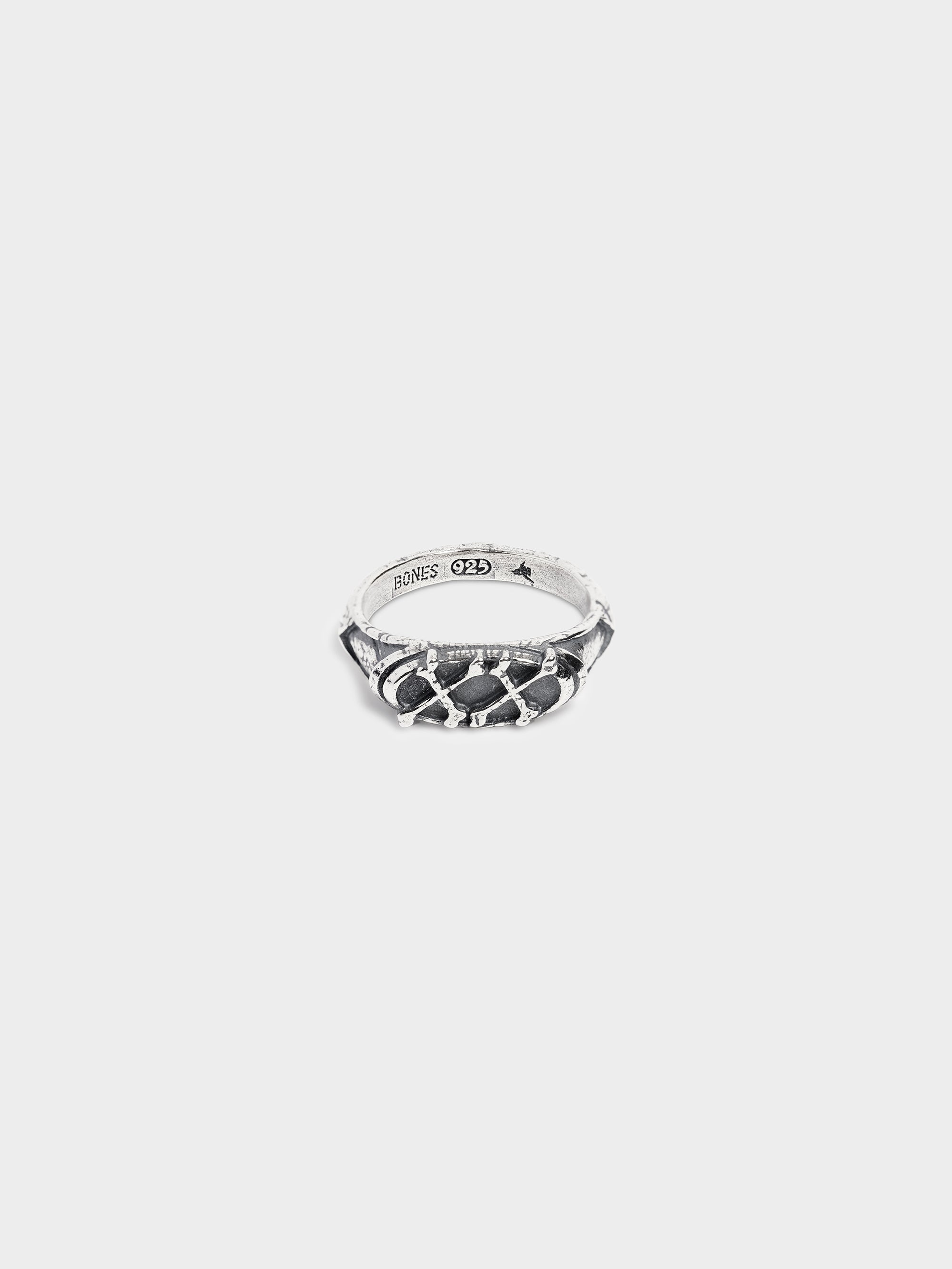 Bones Classic Signet Ring - 925 Silver