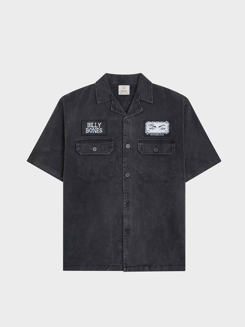 Bones Garage Work Shirt - Washed Black