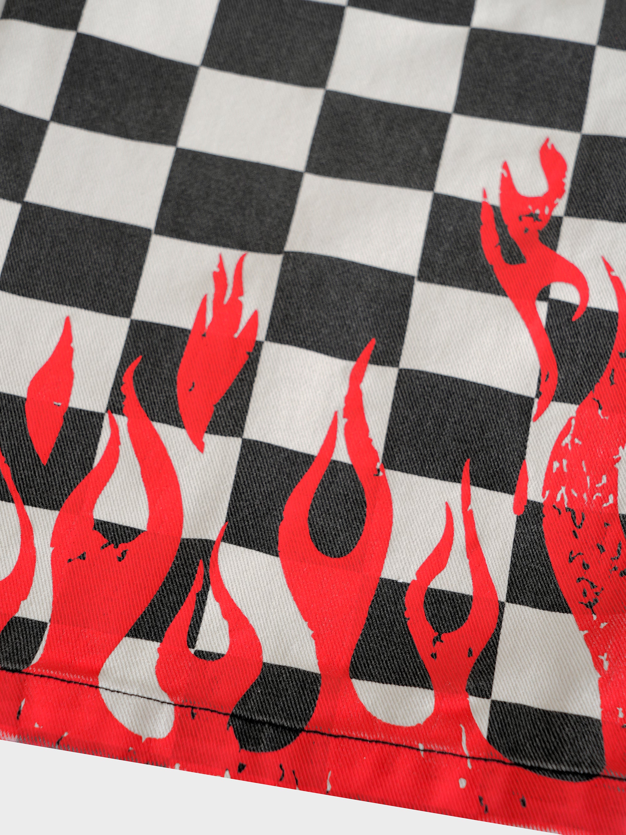 Burner Overalls - Check/Flame