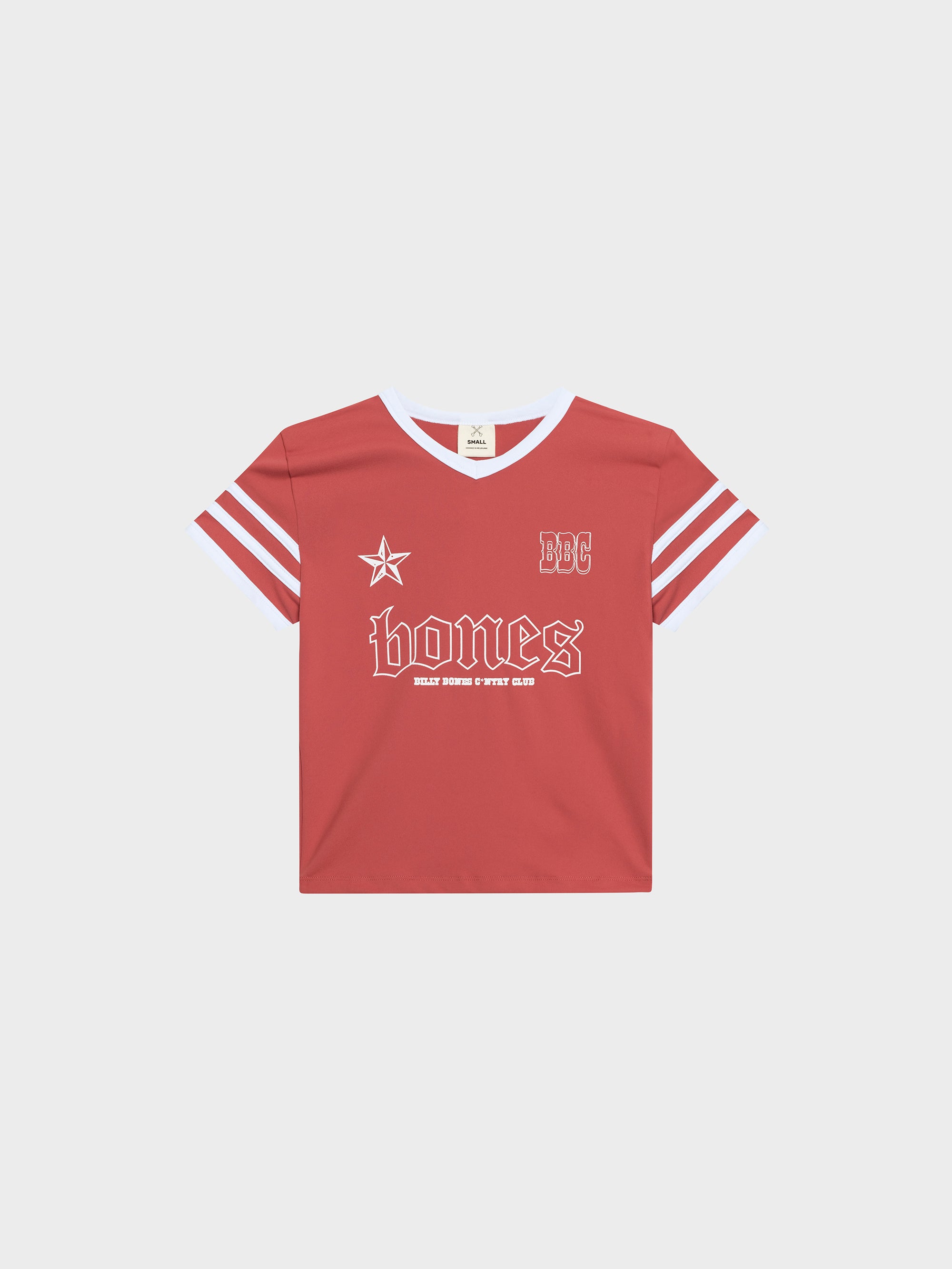 Cowboy Stacker Baby Jersey - Shiraz/White