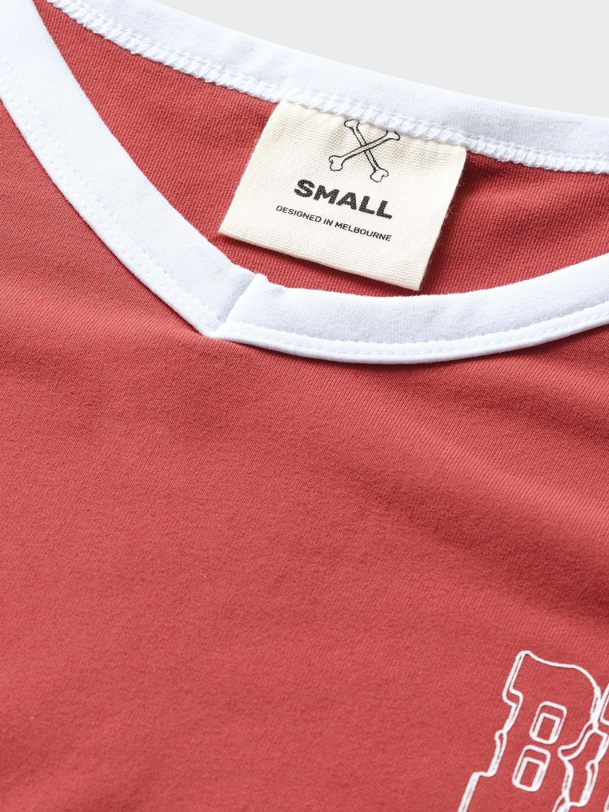 Cowboy Stacker Baby Jersey - Shiraz/White