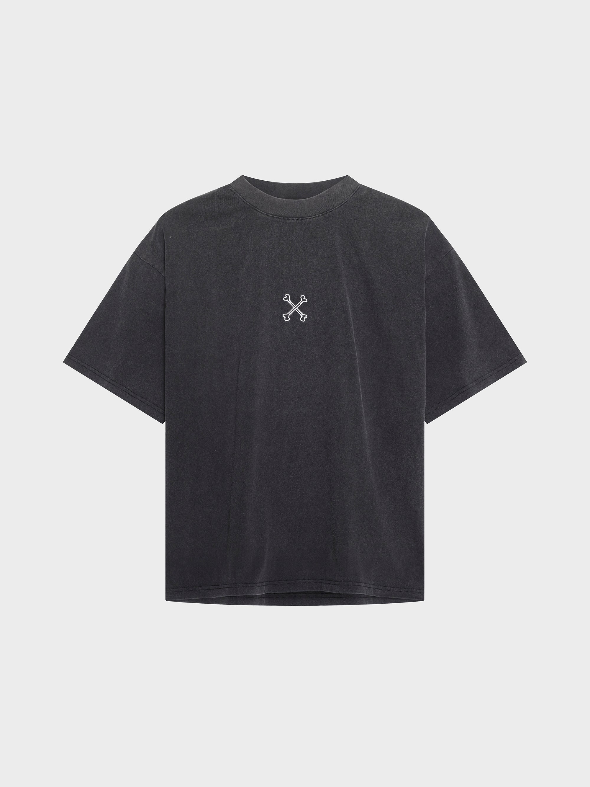 Cross Bones Tee - Vintage Black
